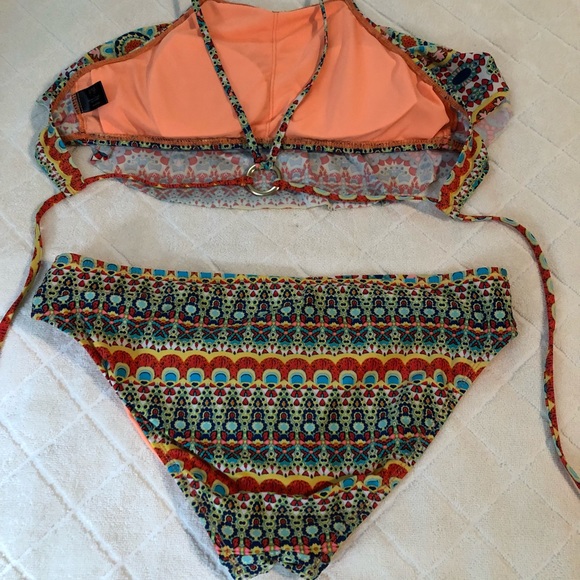 a.n.a. bohemia print bikini, size 10 - Picture 5 of 7